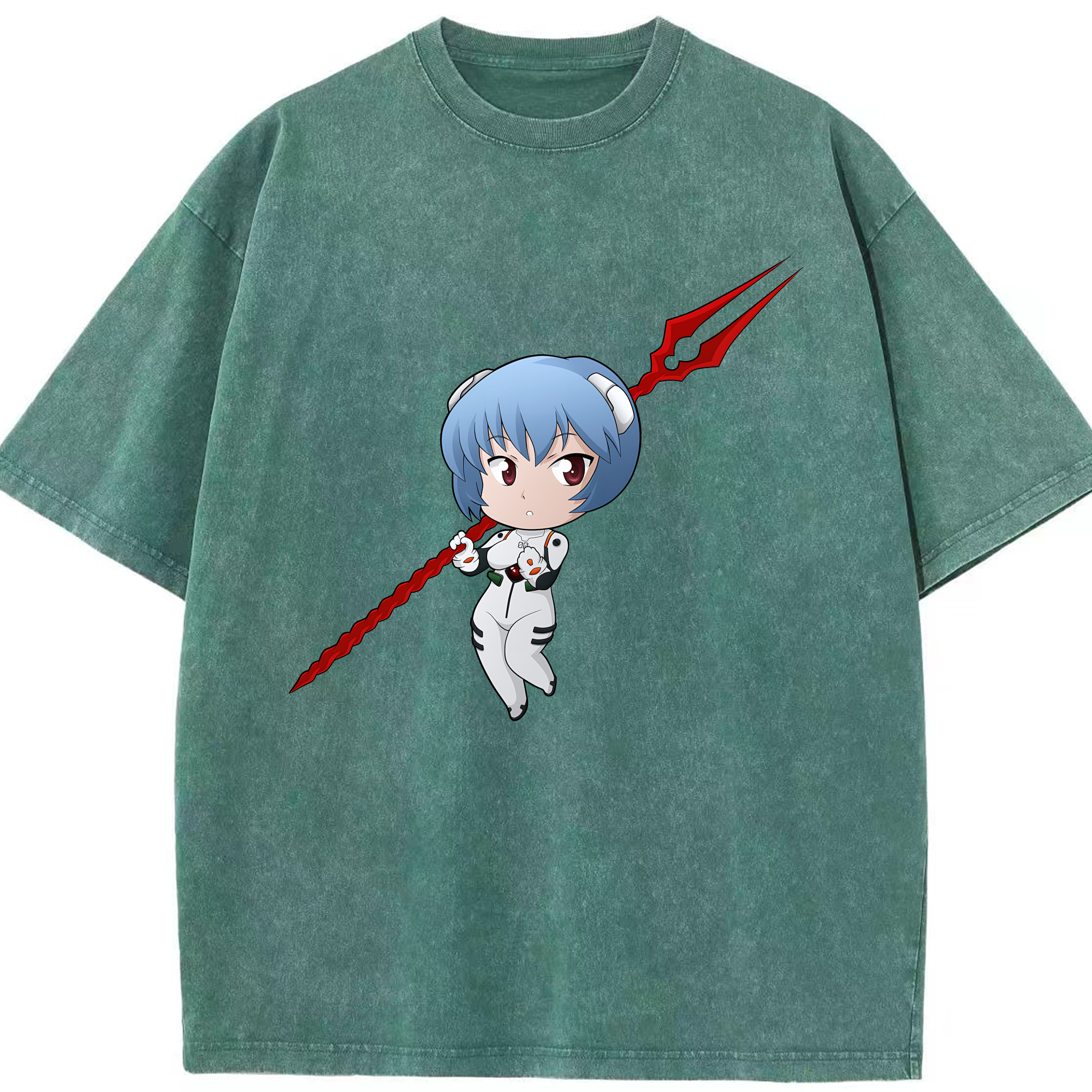 （画像用） EVA 新世紀エヴァンゲリオン 綿100% ヴィンテージ風 半袖Tシャツ（フロントプリント）